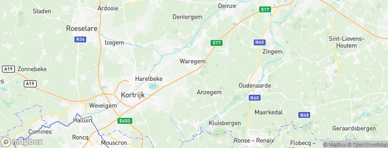 Potegem, Belgium Map