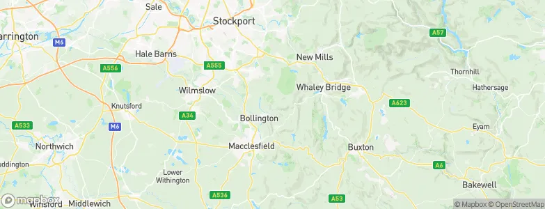 Pott Shrigley, United Kingdom Map