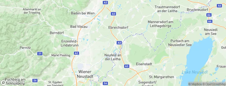 Pottendorf, Austria Map