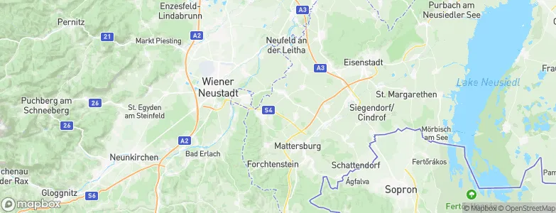 Pöttsching, Austria Map