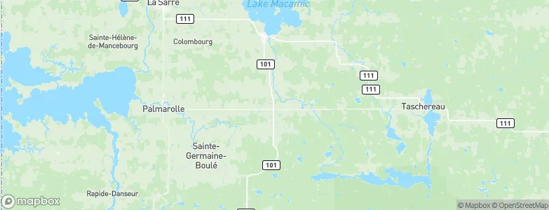 Poularies, Canada Map