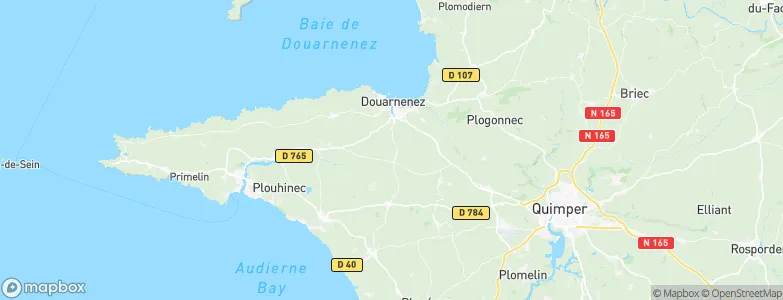 Pouldergat, France Map