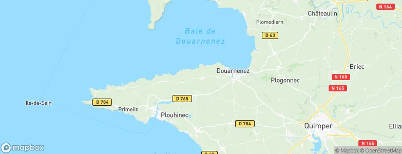 Poullan-sur-Mer, France Map