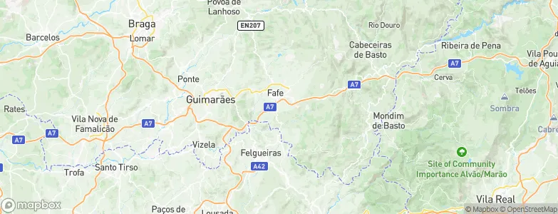 Pousada, Portugal Map