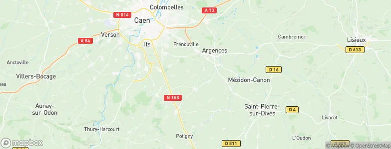 Poussy-la-Campagne, France Map