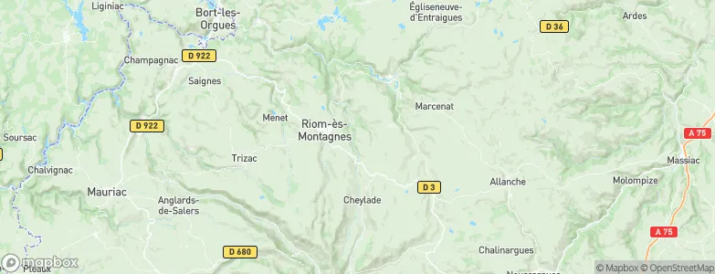 Pouzol, France Map