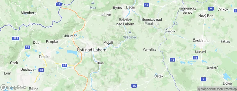 Povrly, Czechia Map