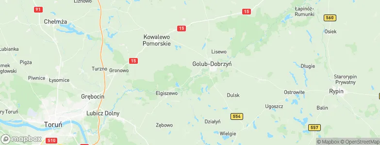 Powiat golubsko-dobrzyński, Poland Map