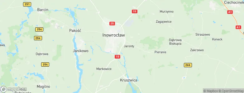 Powiat inowrocławski, Poland Map