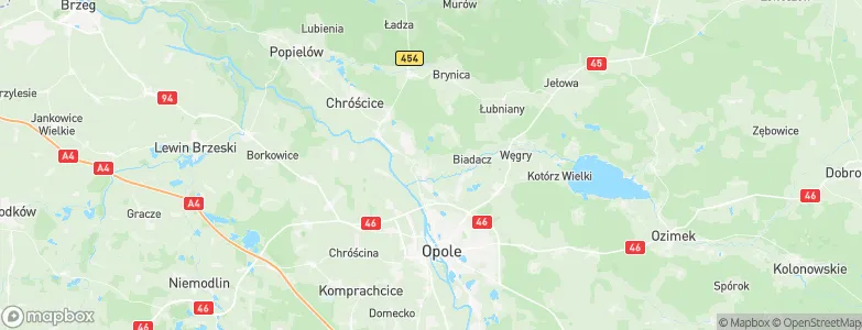 Powiat opolski, Poland Map