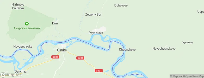 Poyarkovo, Russia Map