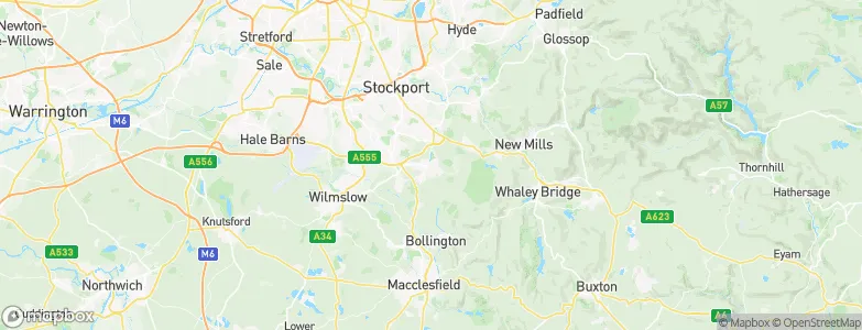 Poynton, United Kingdom Map