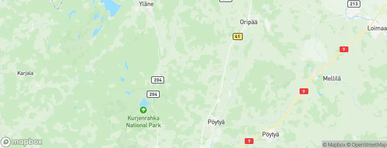 Pöytyä, Finland Map