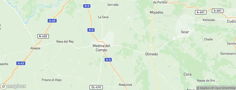 Pozal de Gallinas, Spain Map