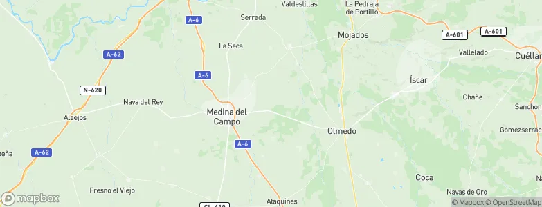 Pozal de Gallinas, Spain Map