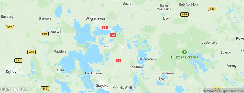 Pozezdrze, Poland Map