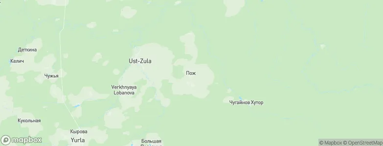 Pozh, Russia Map