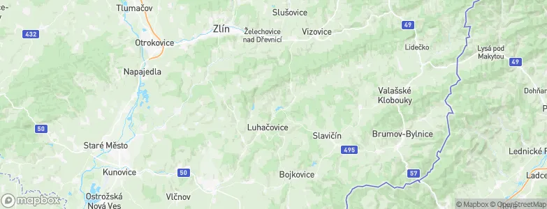 Pozlovice, Czechia Map