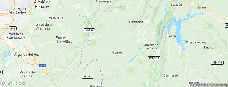 Pozo de Almoguera, Spain Map