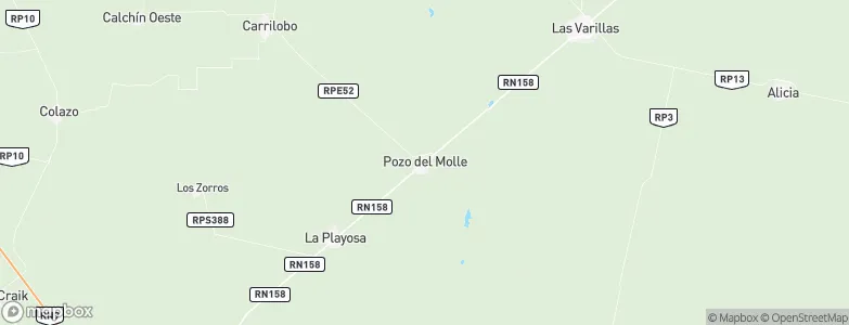 Pozo del Molle, Argentina Map