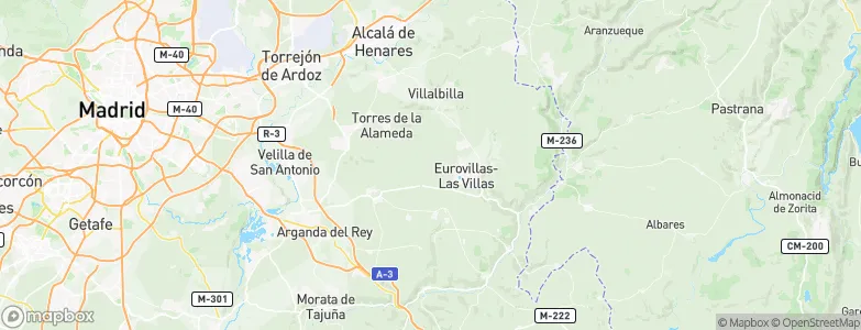Pozuelo del Rey, Spain Map
