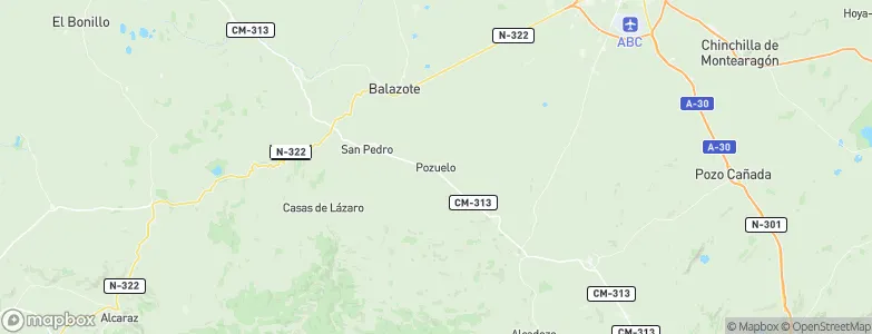 Pozuelo, Spain Map