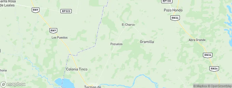 Pozuelos, Argentina Map