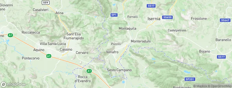 Pozzilli, Italy Map