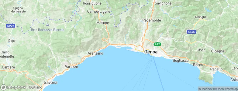 Pra, Italy Map