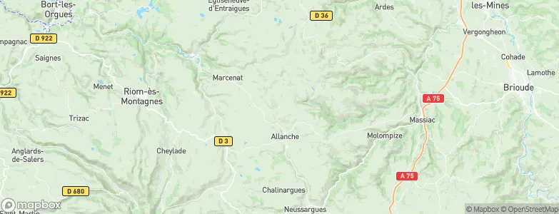 Pradiers, France Map