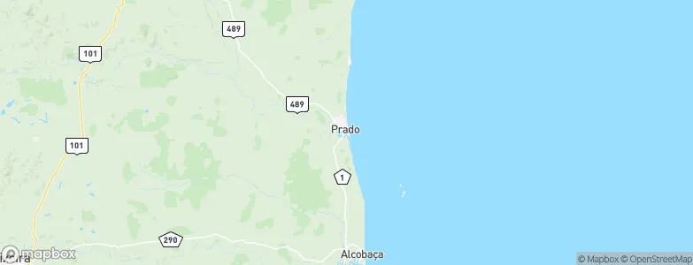 Prado, Brazil Map