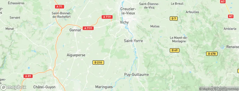Pragoulin, France Map