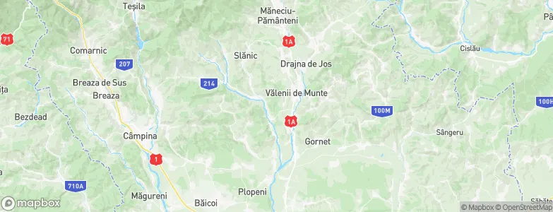 Prahova, Romania Map