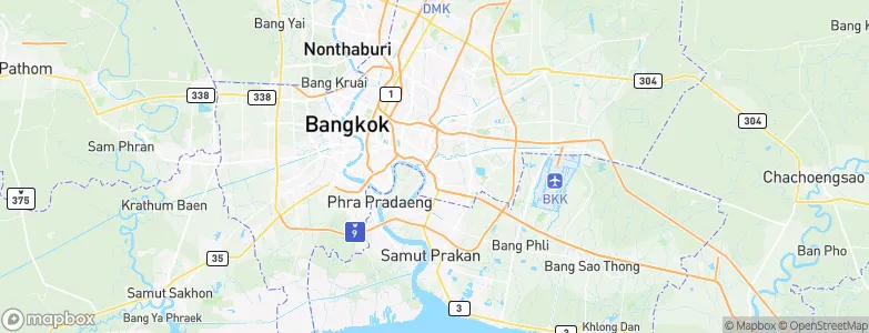 Prakanong, Thailand Map