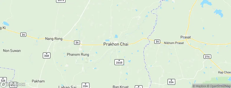 Prakhon Chai, Thailand Map