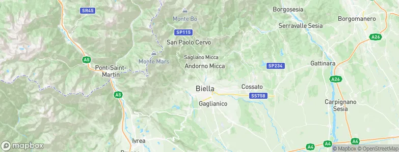 Pralungo, Italy Map