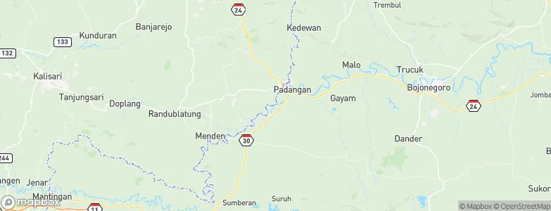 Prangi, Indonesia Map