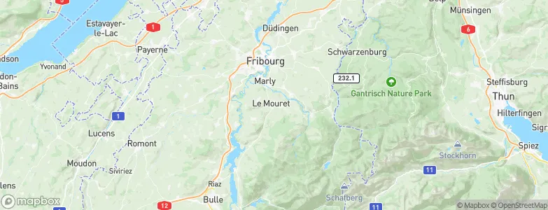 Praroman, Switzerland Map