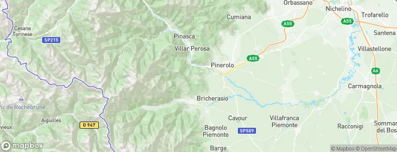 Prarostino, Italy Map