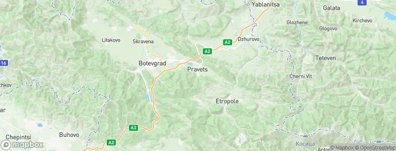 Pravets, Bulgaria Map
