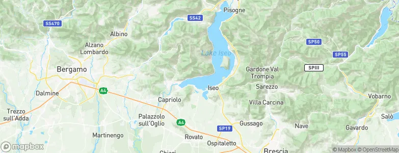 Predore, Italy Map