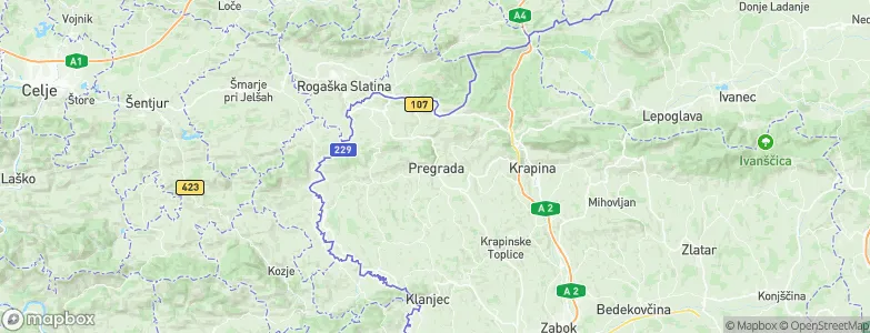 Pregrada, Croatia Map