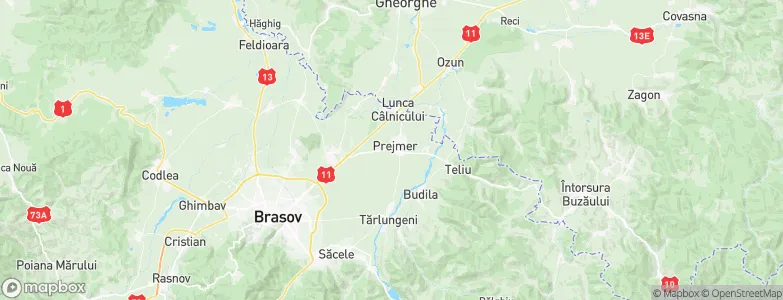 Prejmer, Romania Map