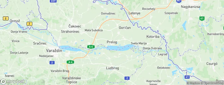 Prelog, Croatia Map