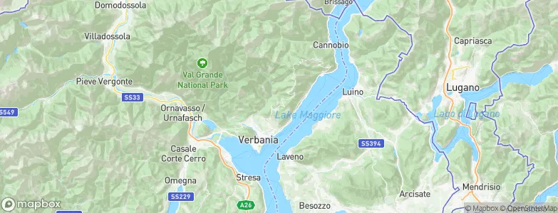 Premeno, Italy Map