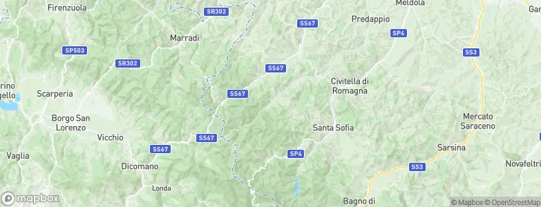 Premilcuore, Italy Map