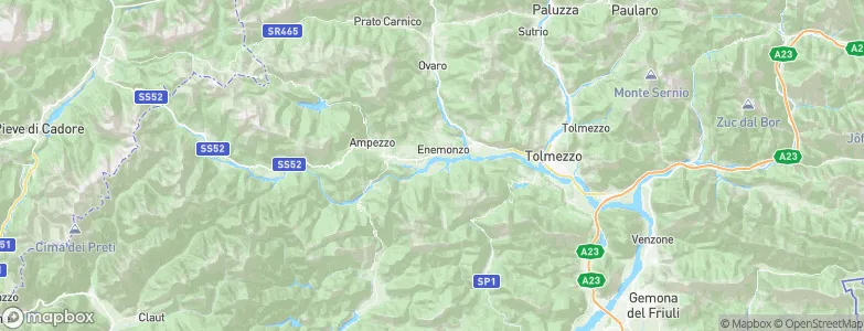 Preone, Italy Map