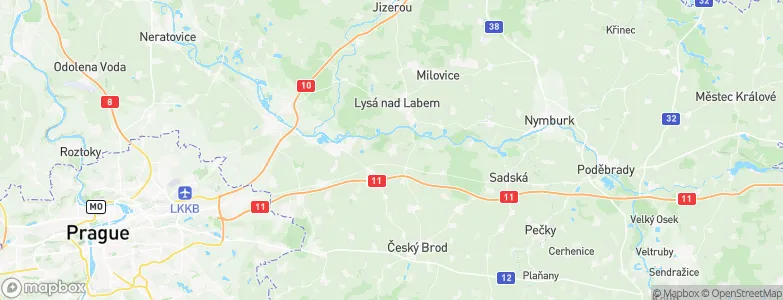 Přerov nad Labem, Czechia Map