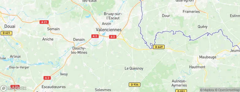 Préseau, France Map