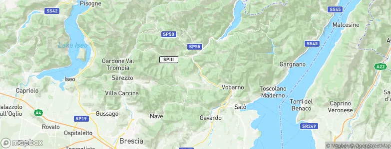 Preseglie, Italy Map